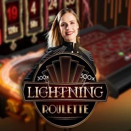 Lightning Roulette logo – Live Casino by Evolution at WinMega Casino