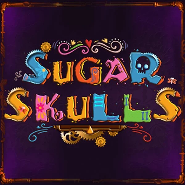 Slots logo of Sugar Skulls from Booming Games at WinMega Casino